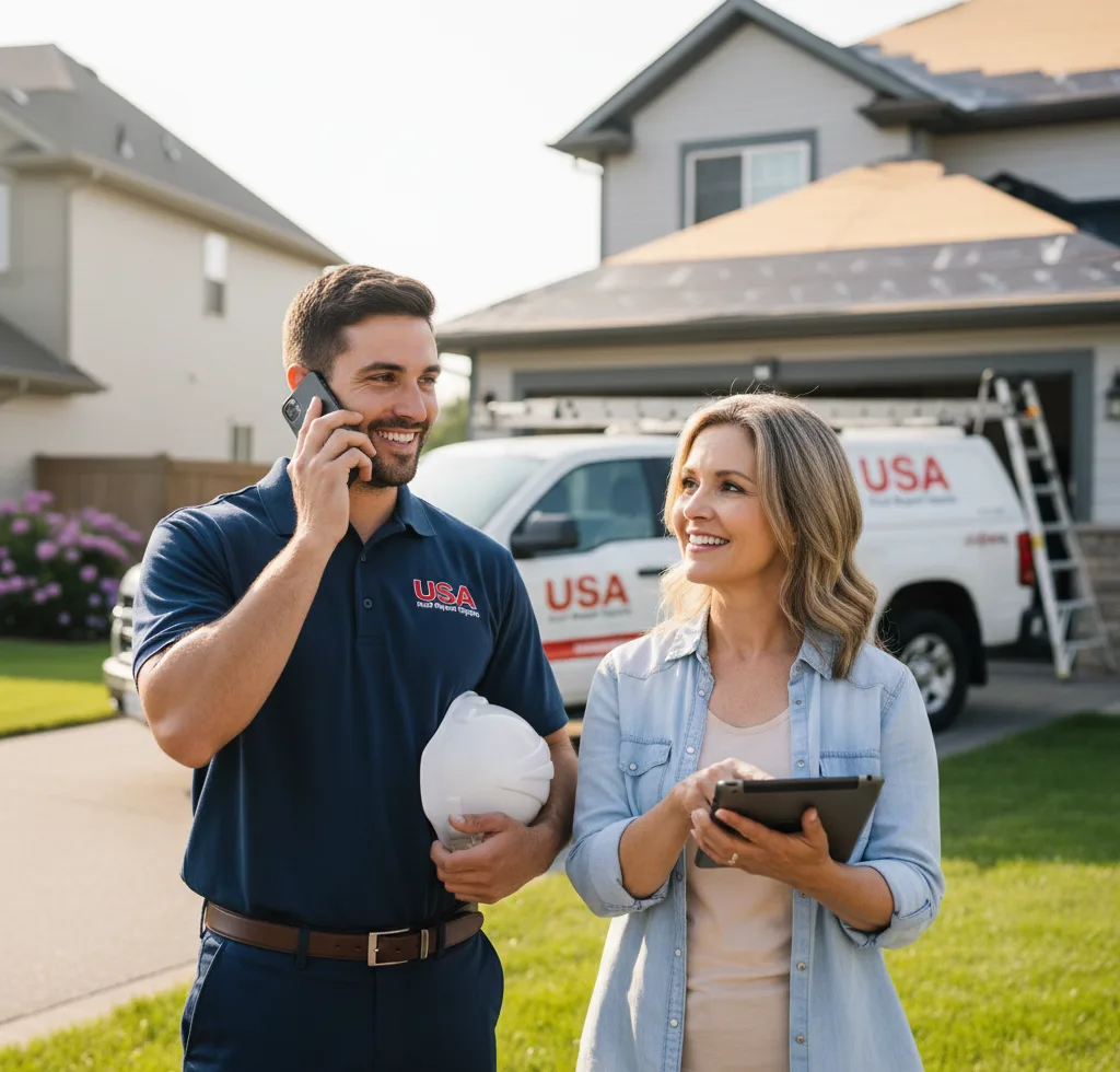USA Roof Repair Experts customer support in Boswell